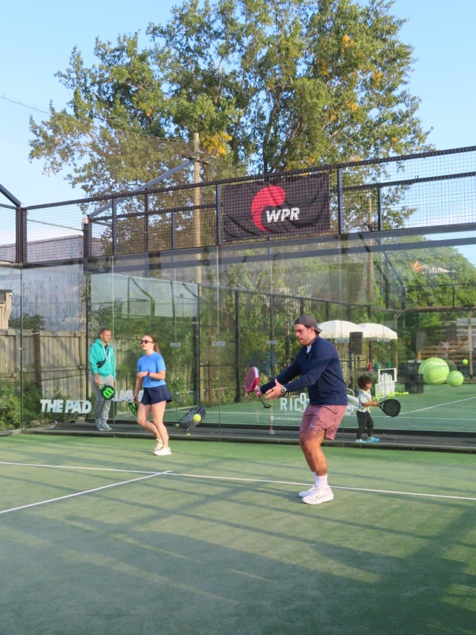 On the court at a Courtside fixture